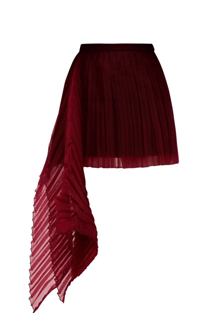 Skirts | Andrea Iyamah Ime Skirt-Wine