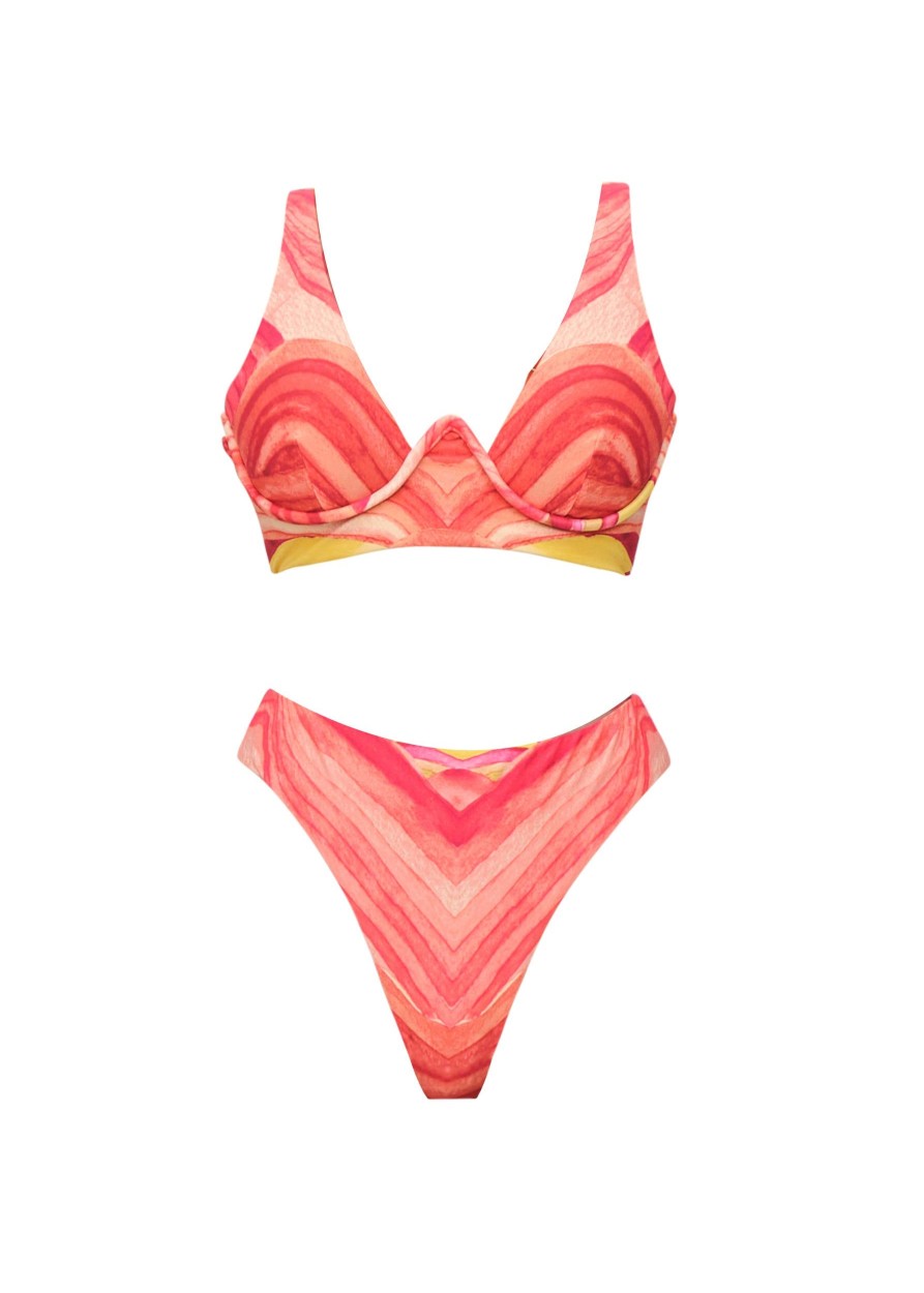 Swimwear | Andrea Iyamah Kasa Bikini-Sunset