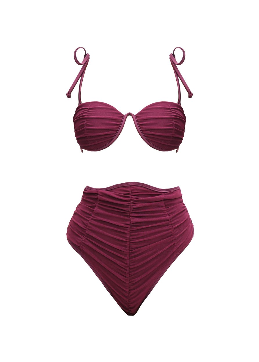 Swimwear | Andrea Iyamah Capa Bikini-Amethyst