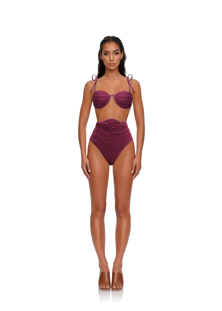 Swimwear | Andrea Iyamah Capa Bikini-Amethyst