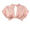 Tops | Andrea Iyamah Hami Crop Top-Pearl Pink