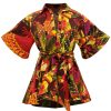 Jumpsuits | Andrea Iyamah Shanti Romper-Kola Print