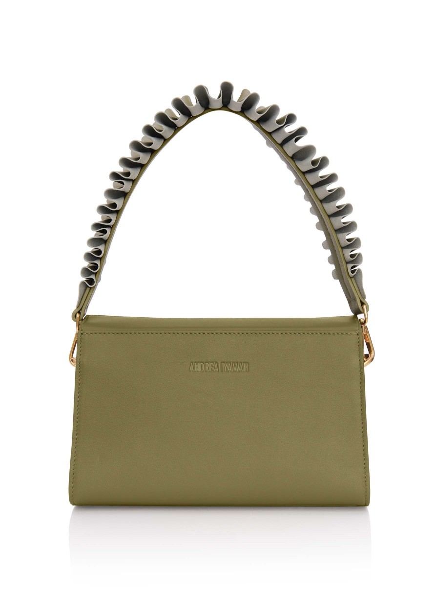 Accessories | Andrea Iyamah Mala Green Shoulder Bag