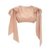 Tops | Andrea Iyamah Halima Nude Cropped Top