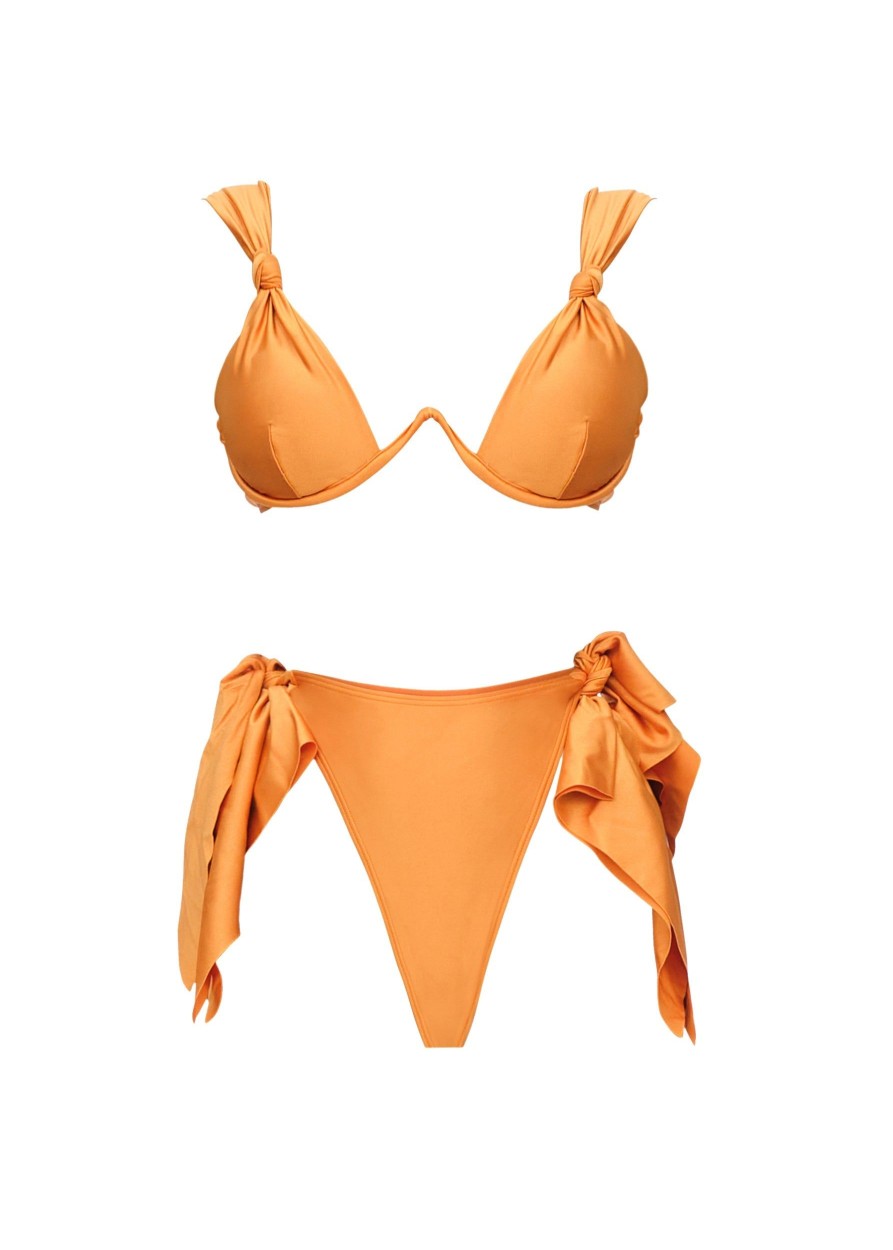 Resortwear | Andrea Iyamah Rai Bikini-Golden