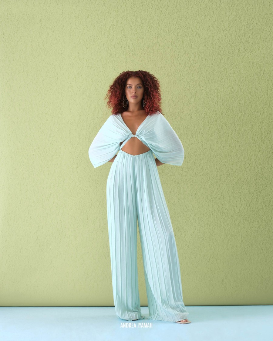 Jumpsuits | Andrea Iyamah Thero Jumpsuit-Mint Blue