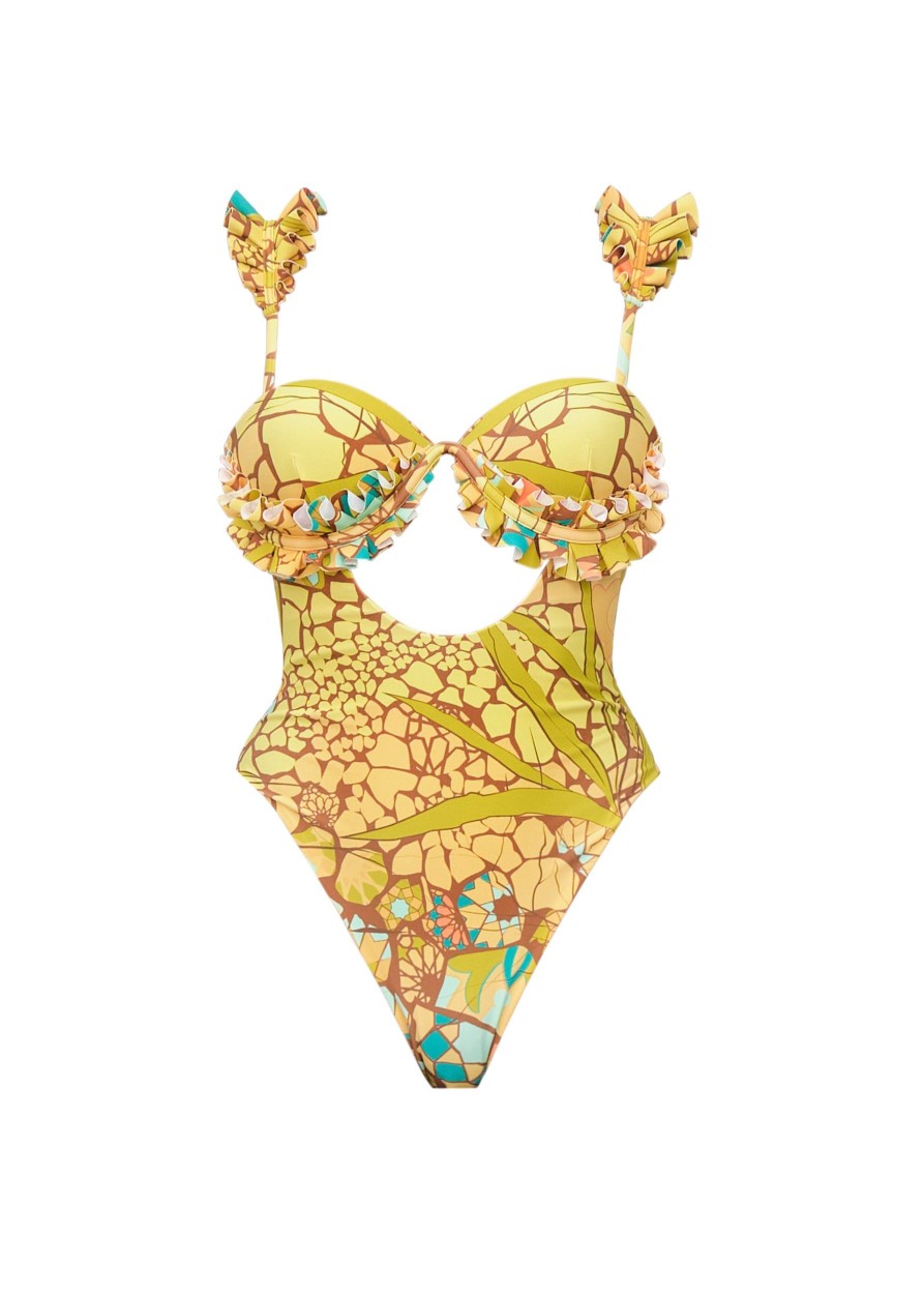 Resortwear | Andrea Iyamah Kuji One Piece Swimsuit-Ilia Print