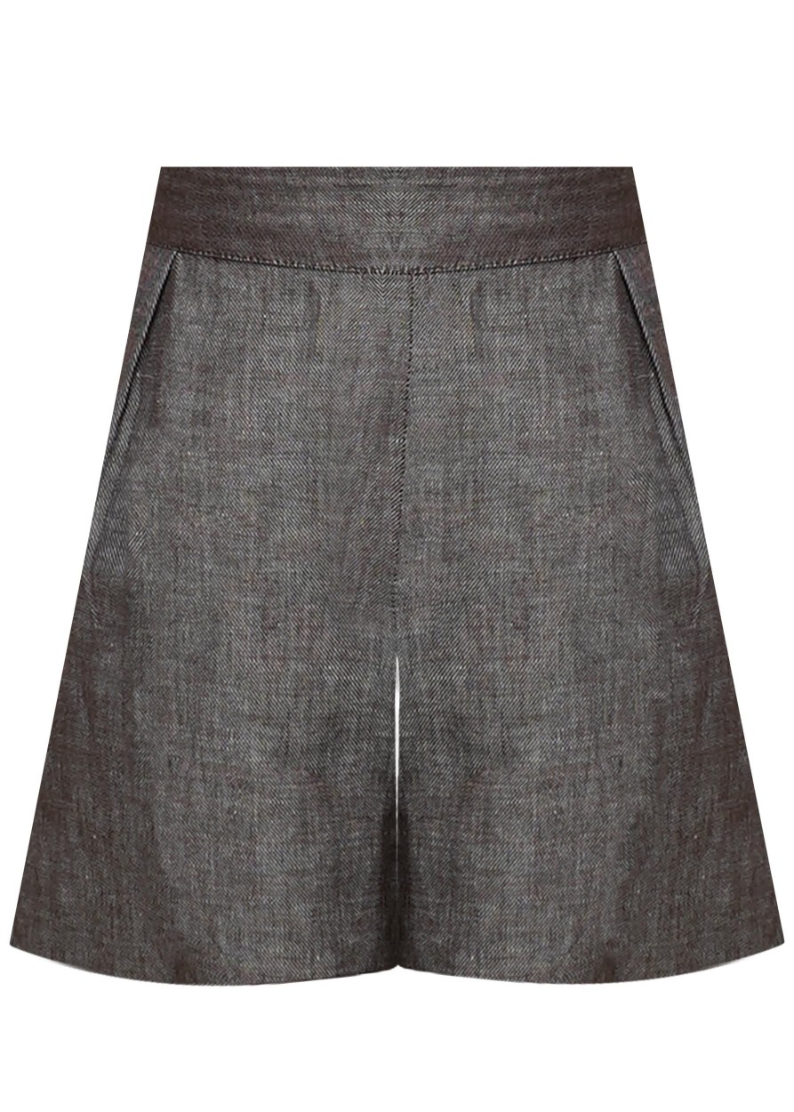 Shorts | Andrea Iyamah Eti Ash Grey Shorts