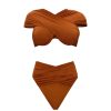 Swimwear | Andrea Iyamah Ubu Bikini-Sand