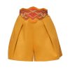 Shorts | Andrea Iyamah Olla Shorts-Mustard