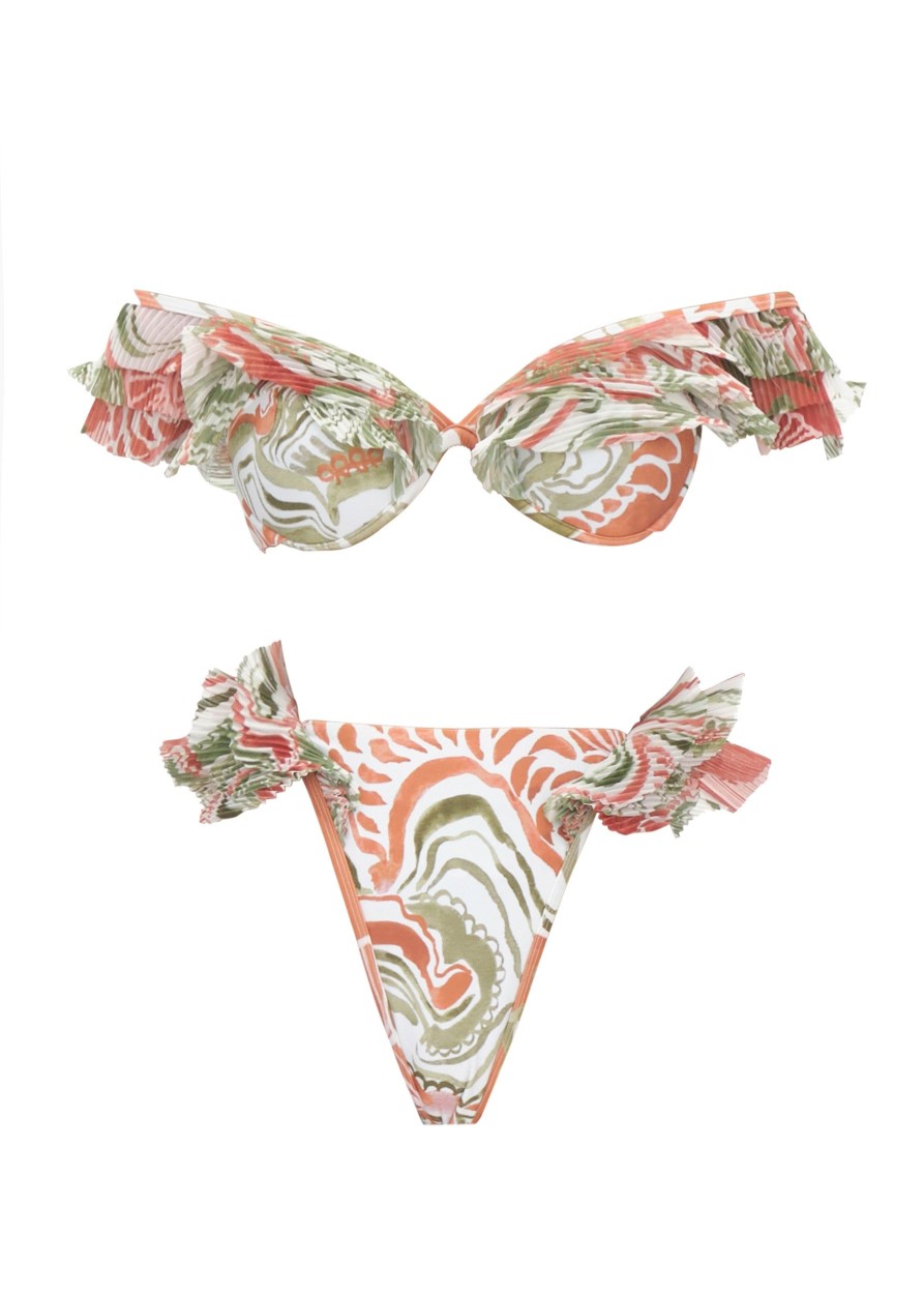 Swimwear | Andrea Iyamah Salama Abstract Mushroom High Rise Bikini