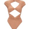 Swimwear | Andrea Iyamah Aluna Nude One Piece Swimsuit