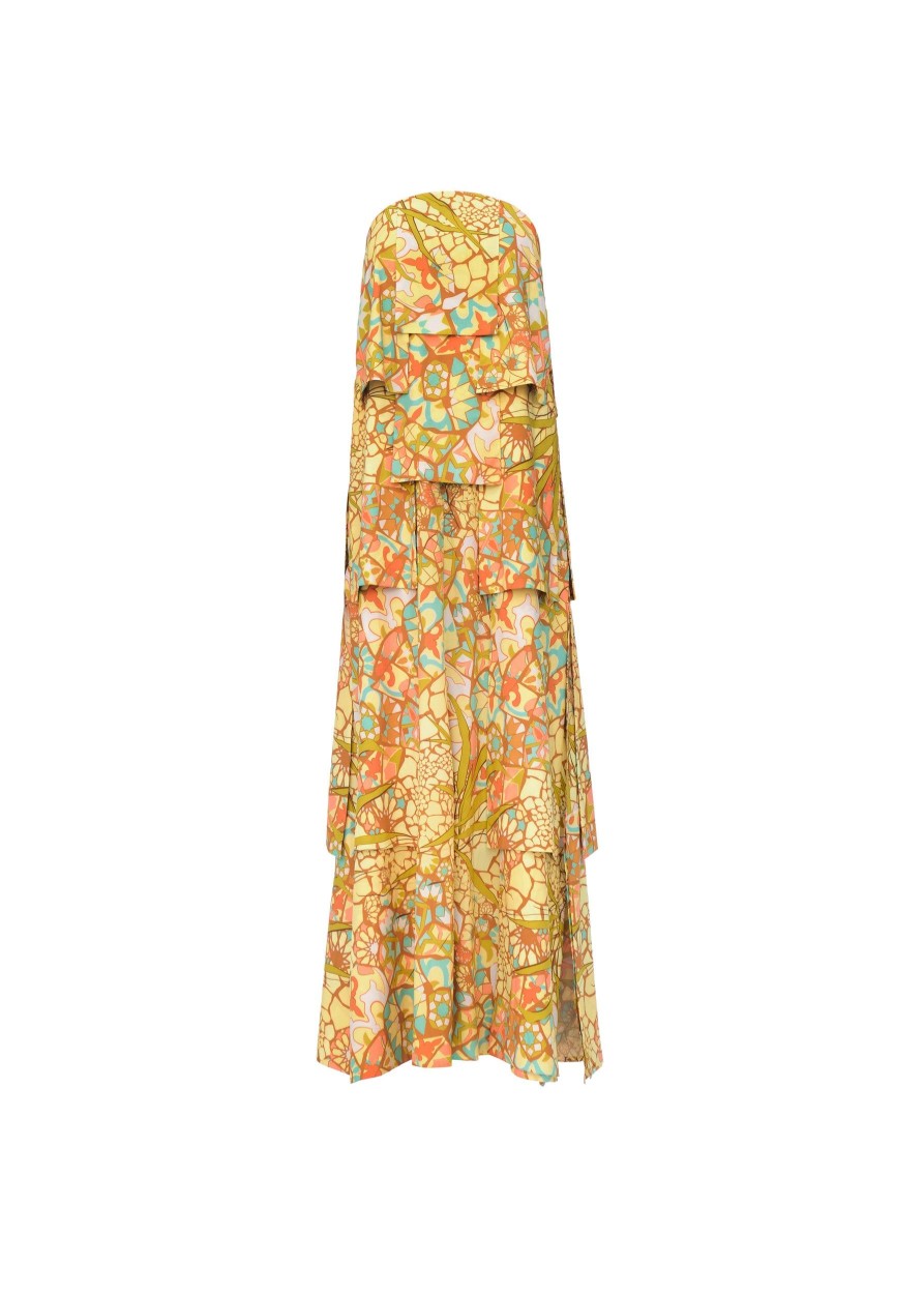 Dresses | Andrea Iyamah Strata Maxi Dress-Ilia Print