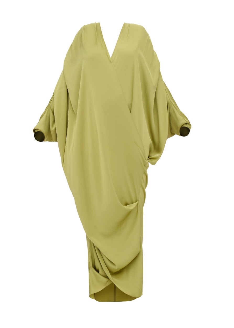 Dresses | Andrea Iyamah Tibara Kaftan Dress-Lime