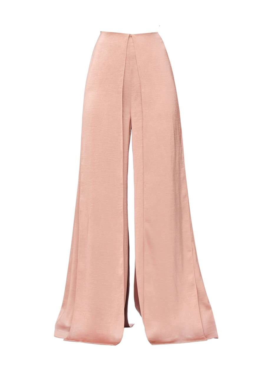 Pants | Andrea Iyamah Hami High Waist Pants-Pearl Pink