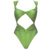 Resortwear | Andrea Iyamah Rora One Piece Swimsuit-Aloe