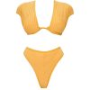 Swimwear | Andrea Iyamah Pura High Rise Bikini-Mustard