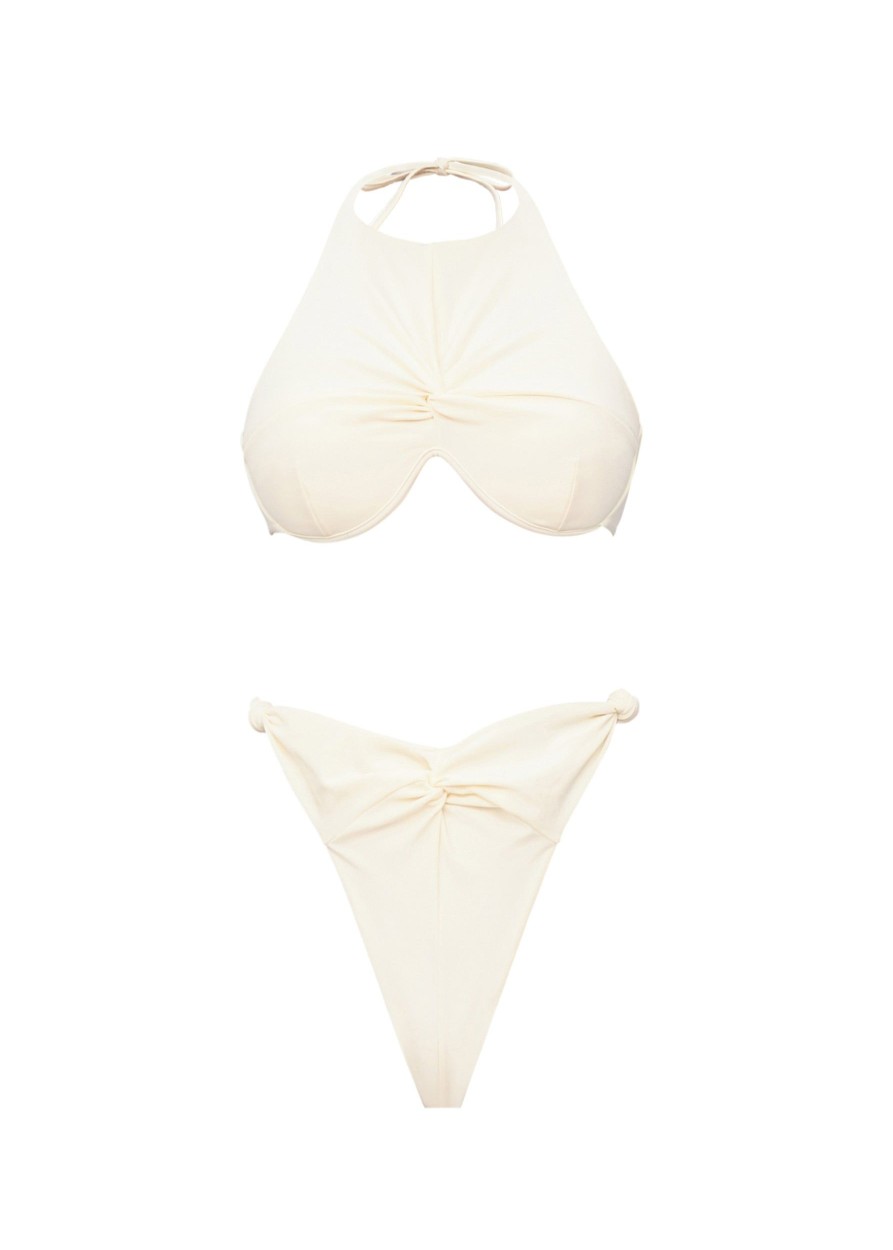 Swimwear | Andrea Iyamah Gada Bikini-Ivory