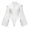 Bridal | Andrea Iyamah Odon Bubble Sleeve Leotard