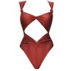 Swimwear | Andrea Iyamah Rora One Piece Swimsuit-Chocolate