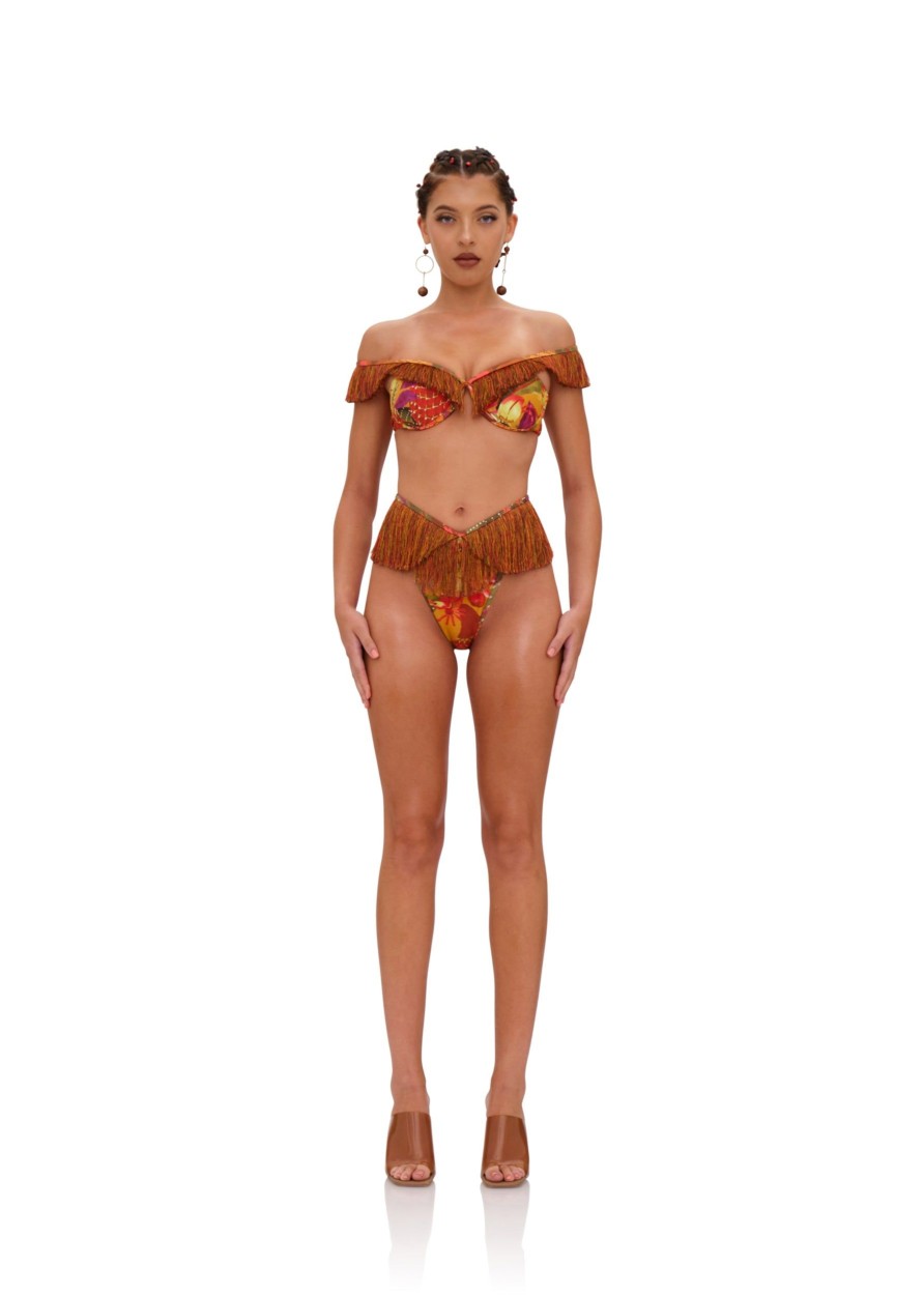 Swimwear | Andrea Iyamah Eyo Bikini-Kola Print