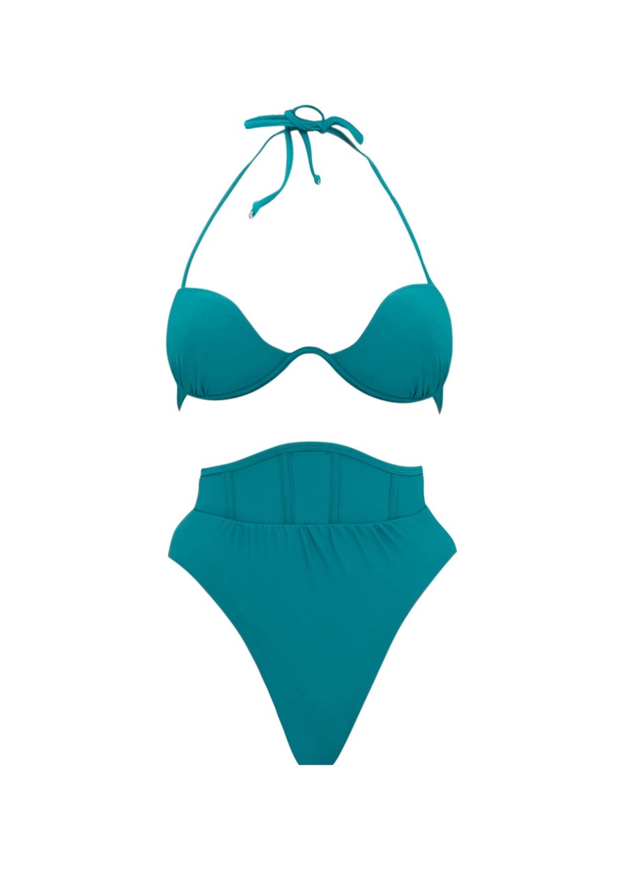 Swimwear | Andrea Iyamah Gura Bikini-Ocean