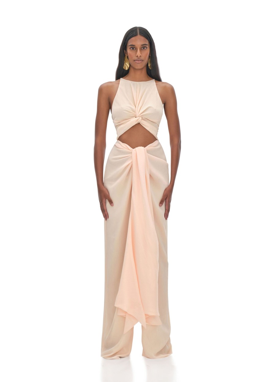 Jumpsuits | Andrea Iyamah Aminata Champagne Jumpsuit