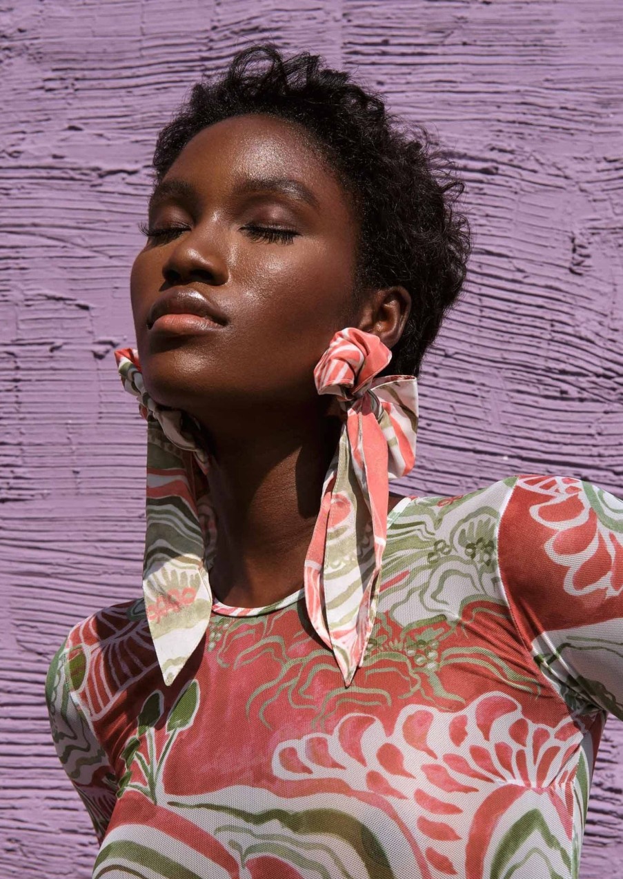 Accessories | Andrea Iyamah Euca Bow Earring