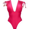 Swimwear | Andrea Iyamah Roba One Piece Swimsuit-Ruby