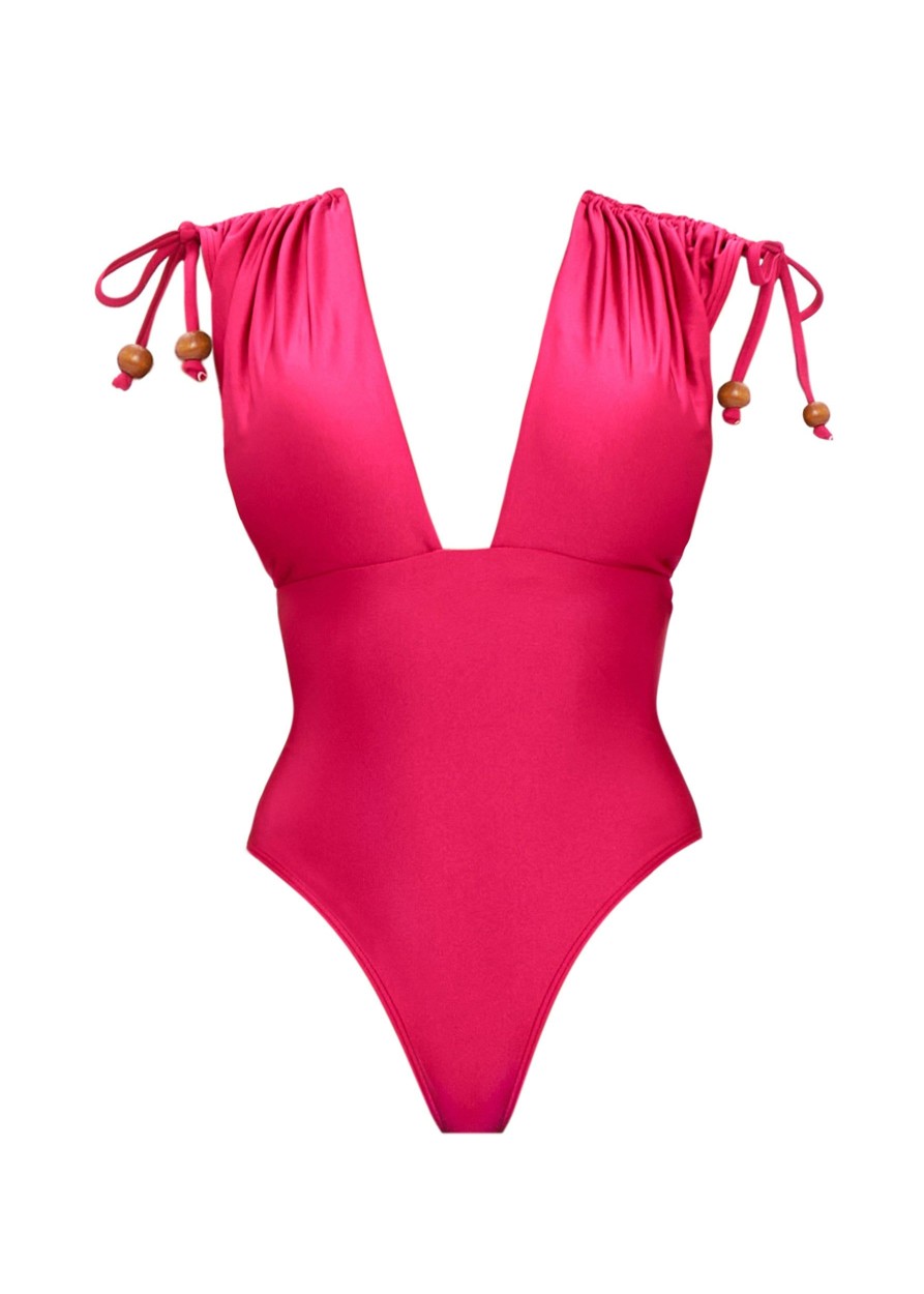 Swimwear | Andrea Iyamah Roba One Piece Swimsuit-Ruby