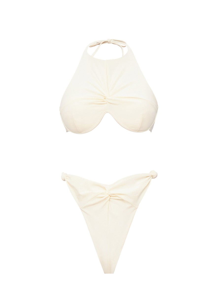 Resortwear | Andrea Iyamah Gada Bikini-Ivory