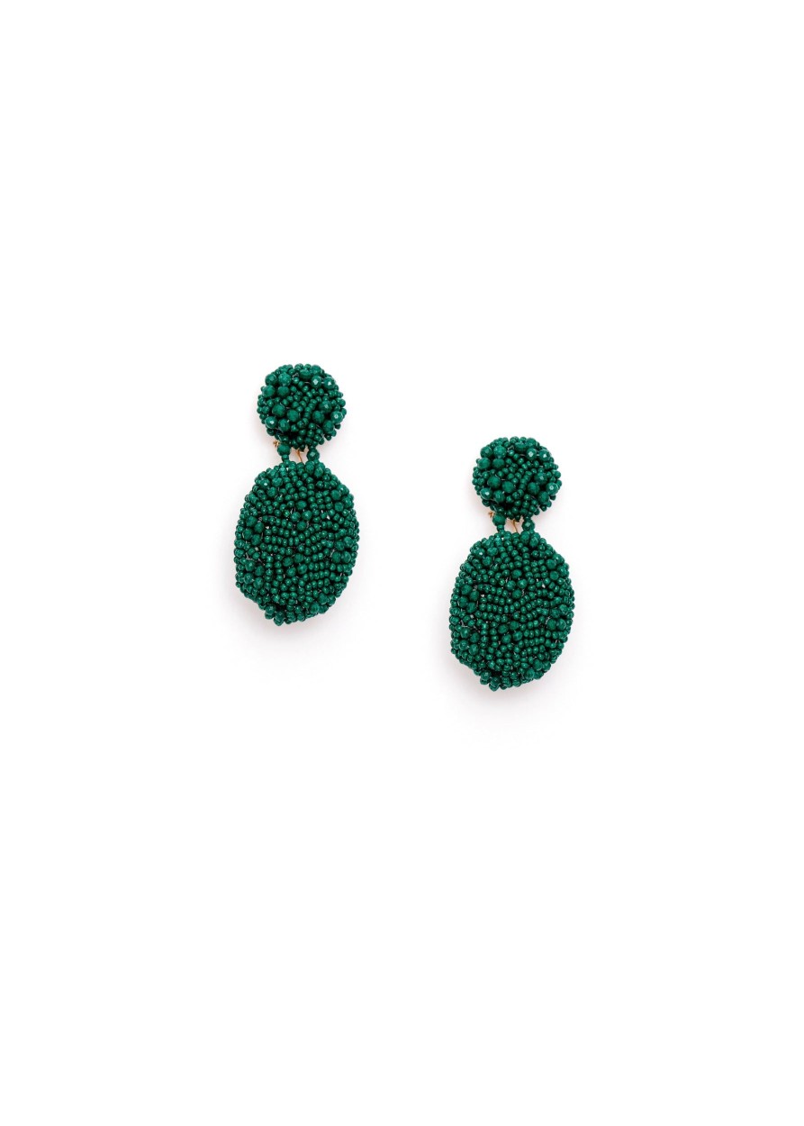 Accessories | Andrea Iyamah Odi Earring-Green