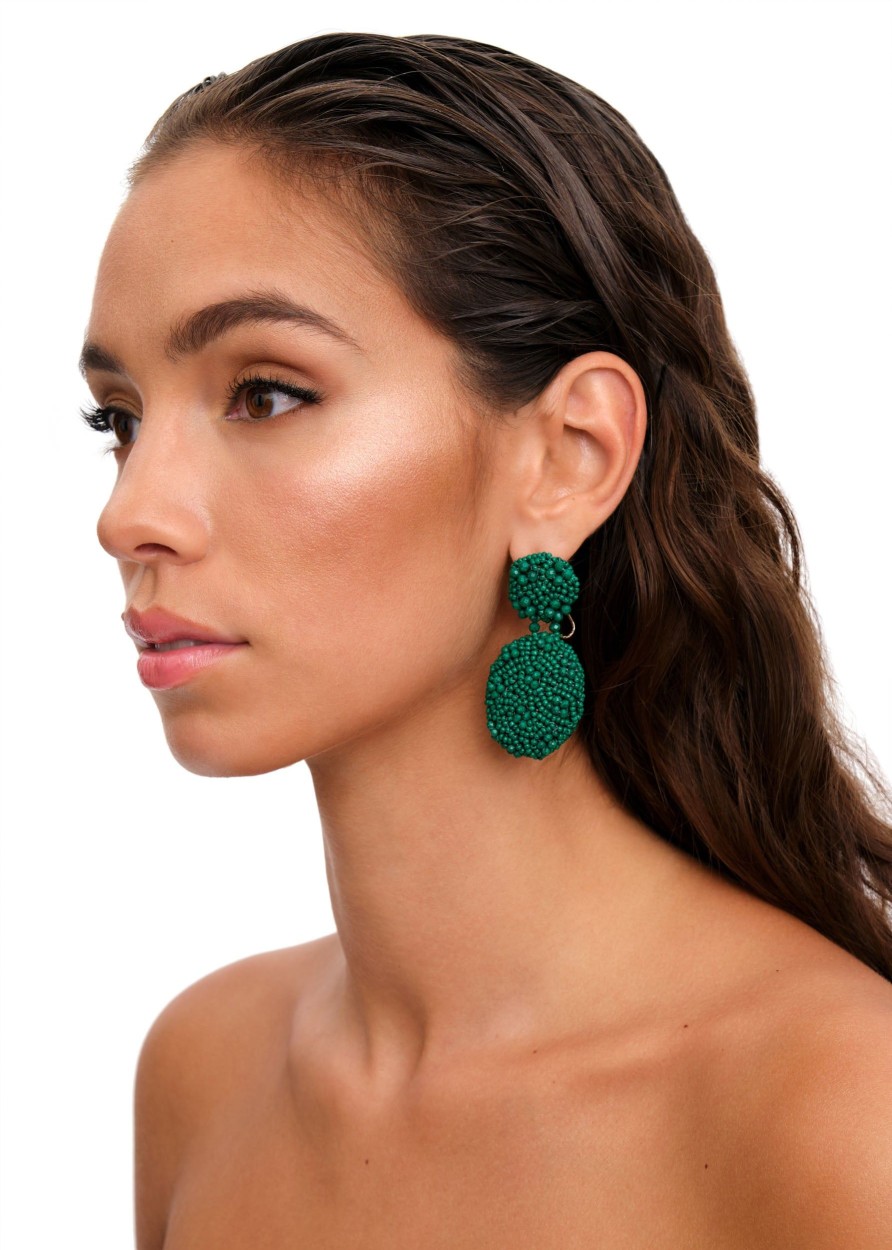 Accessories | Andrea Iyamah Odi Earring-Green