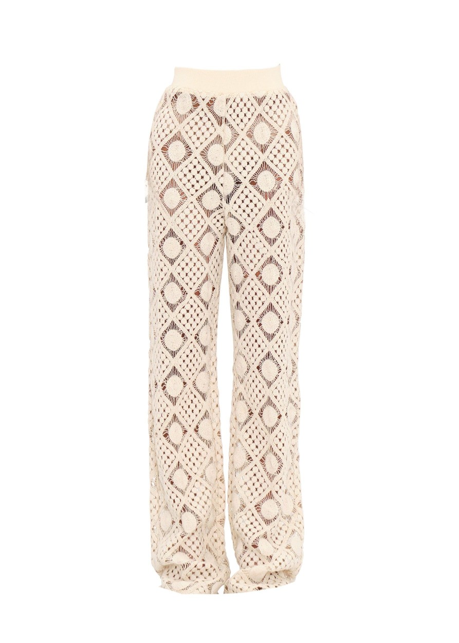 Pants | Andrea Iyamah Hira Crochet Pants