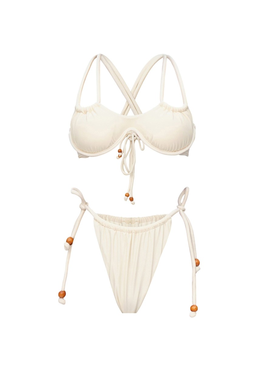 Swimwear | Andrea Iyamah Lani Bikini-Ivory