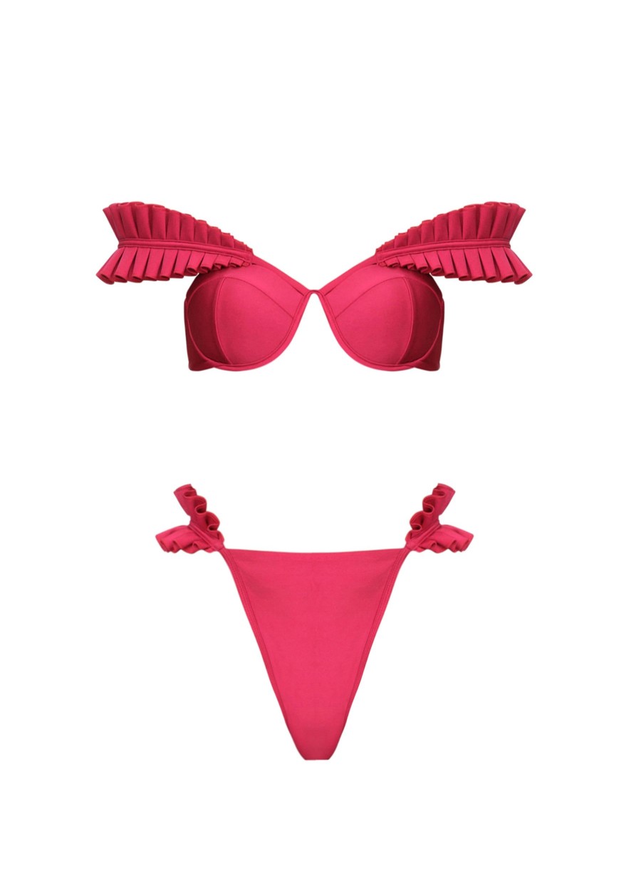 Swimwear | Andrea Iyamah Mulan Bikini-Ruby