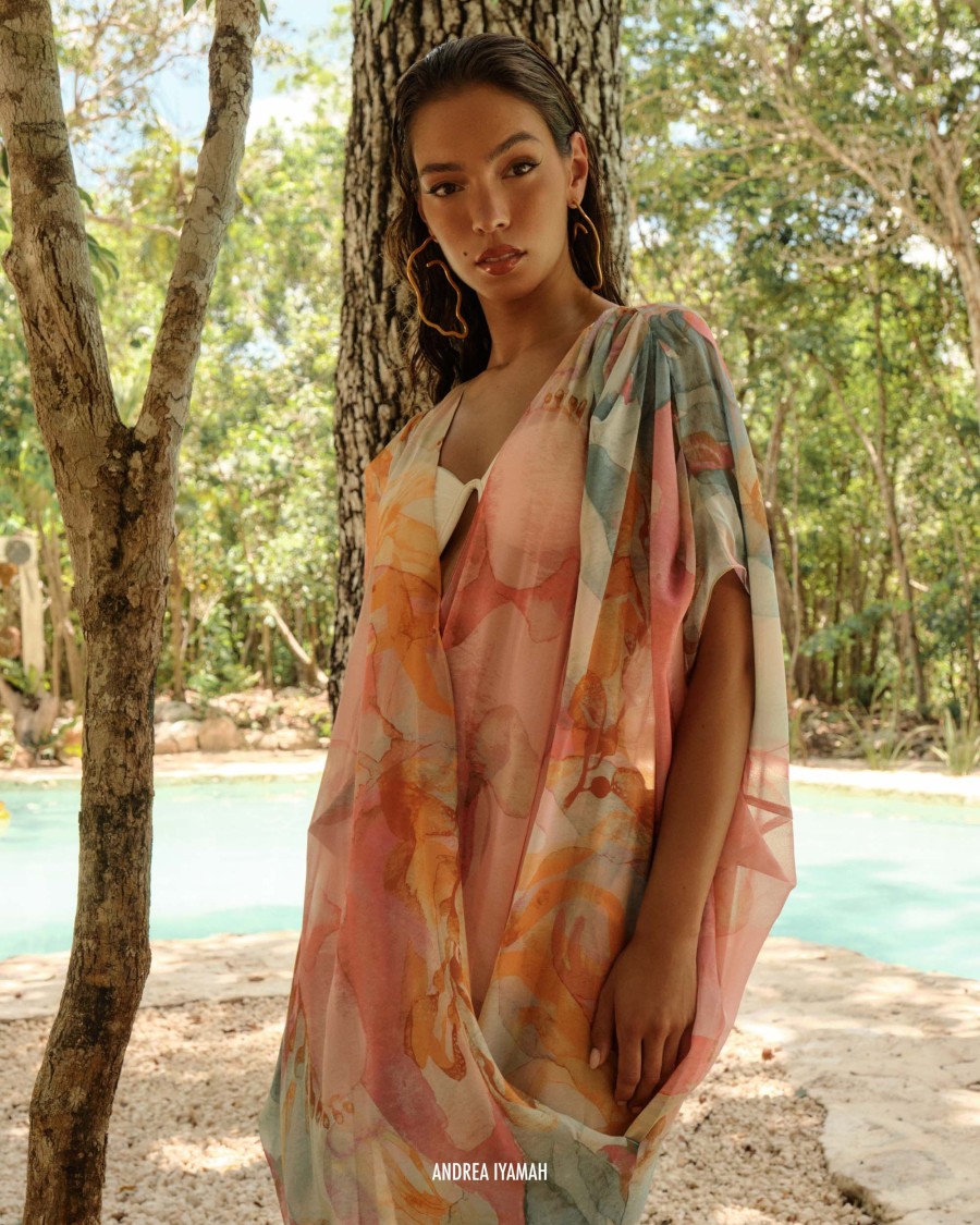 Resortwear | Andrea Iyamah Adi Kaftan Cover Up-Zuli