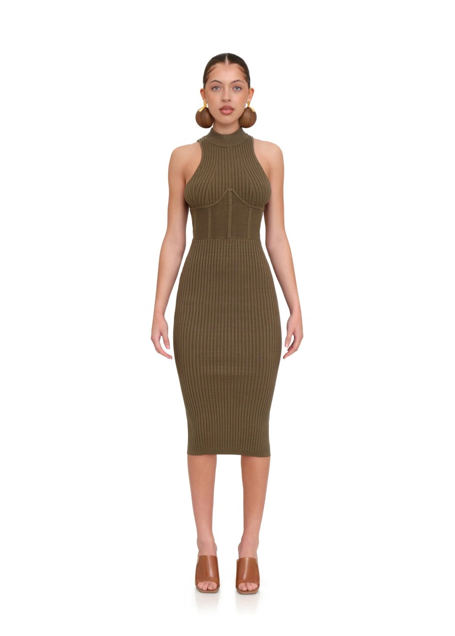 Dresses | Andrea Iyamah Nesi Jade Knit Midi Dress