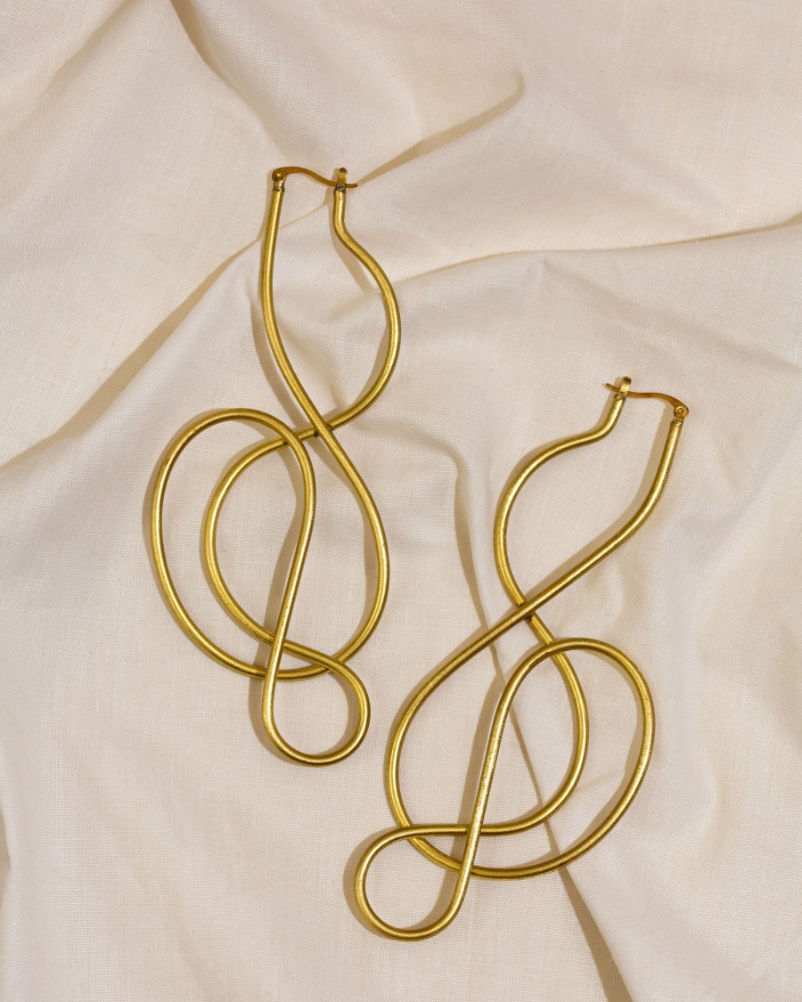 Accessories | Andrea Iyamah Clef Earrings