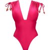 Resortwear | Andrea Iyamah Roba One Piece Swimsuit-Ruby