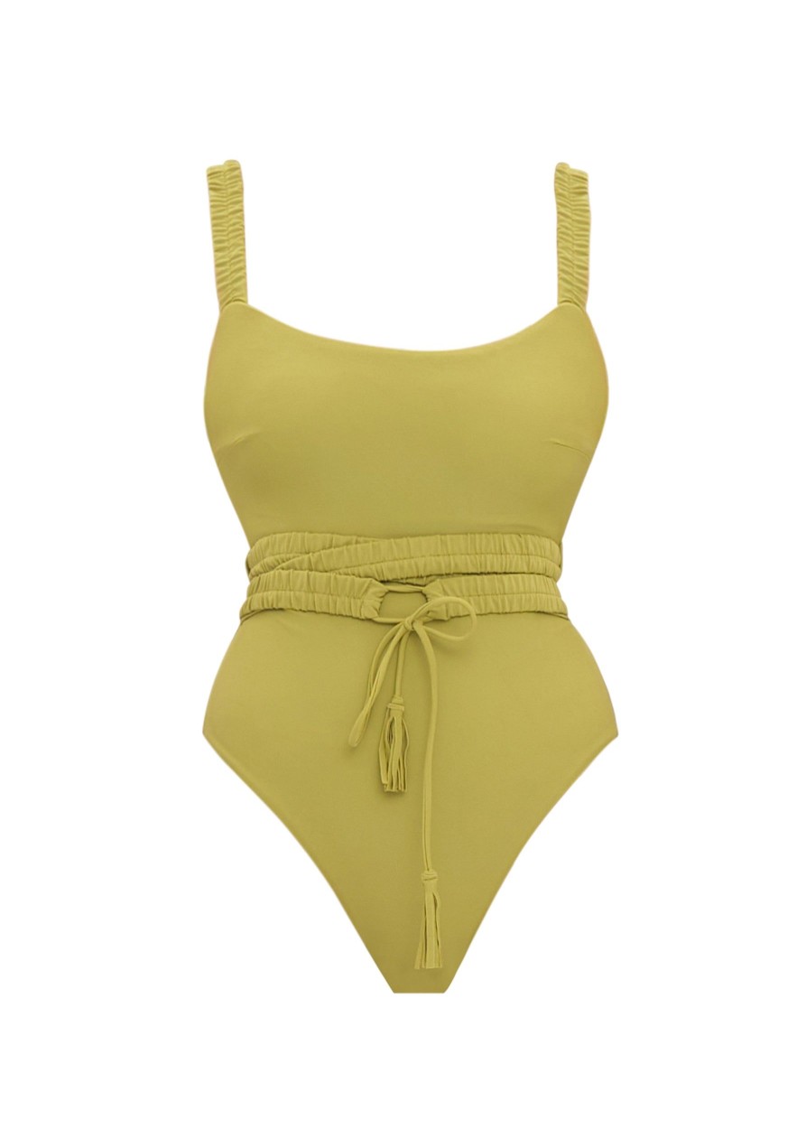 Swimwear | Andrea Iyamah Antii One Piece Swimsuit-Wasabi