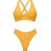 Resortwear | Andrea Iyamah Kasa Bikini-Mustard