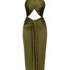 Dresses | Andrea Iyamah Reni Midi Dress-Olive