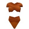 Resortwear | Andrea Iyamah Ubu Bikini-Sand