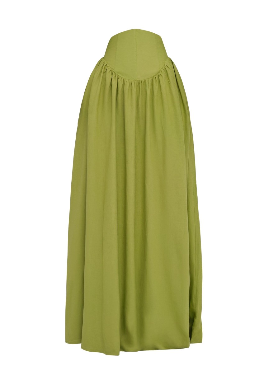 Skirts | Andrea Iyamah Pado Corset Maxi Skirt-Lime