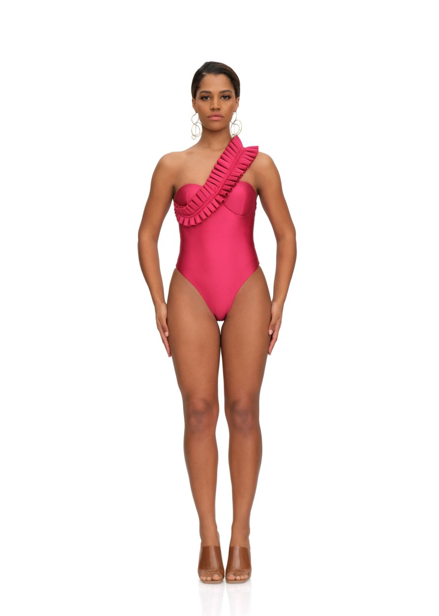 Swimwear | Andrea Iyamah Nisi One Piece Swimsuit-Ruby